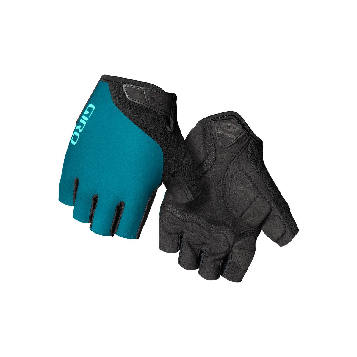 Guantes cortos de ciclismo para mujer Giro Jag'Ette color verde