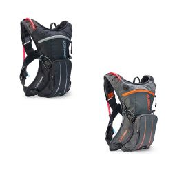 USWE Flow - Mochila con protector de espalda, para bicicleta, Mountainbike,  MTB y E-MTB, Negro carbón/rojo, 16l negro