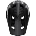 Casco Enduro Fox Dropframe | vista superior | negro | mtb | ebike | eléctrica | the bike village