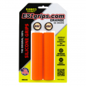 Puños de silicona Esigrips Ribbed Chunky en color naranja