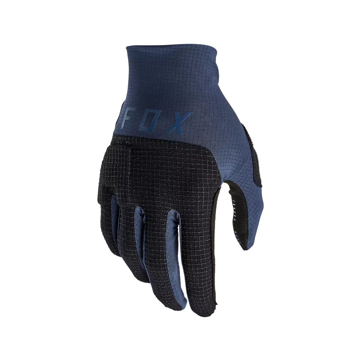 Guantes  de bicicleta Fox Flexair Pro con protección  en los nudillos con D3O en color azul y negro 31023-329