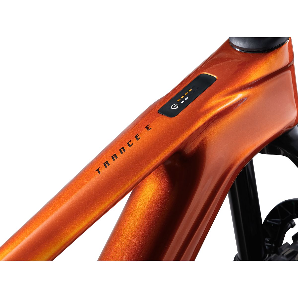 display de la Bicicleta eléctrica ligera full power Giant Trance X Adv E+ Elite 2 2024 color naranja