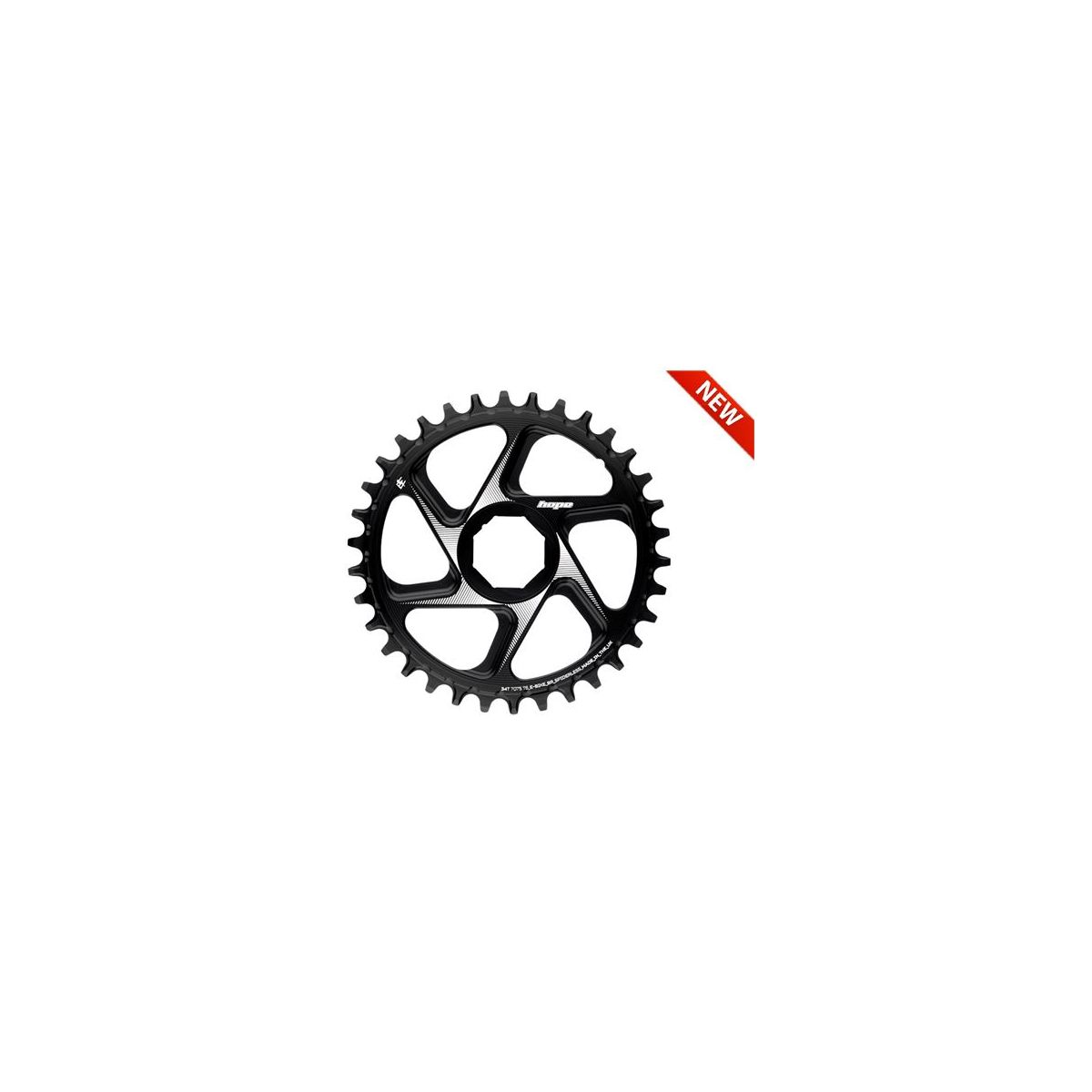 Plato rendondo Hope R-22 direct mount para E-bike // Brose