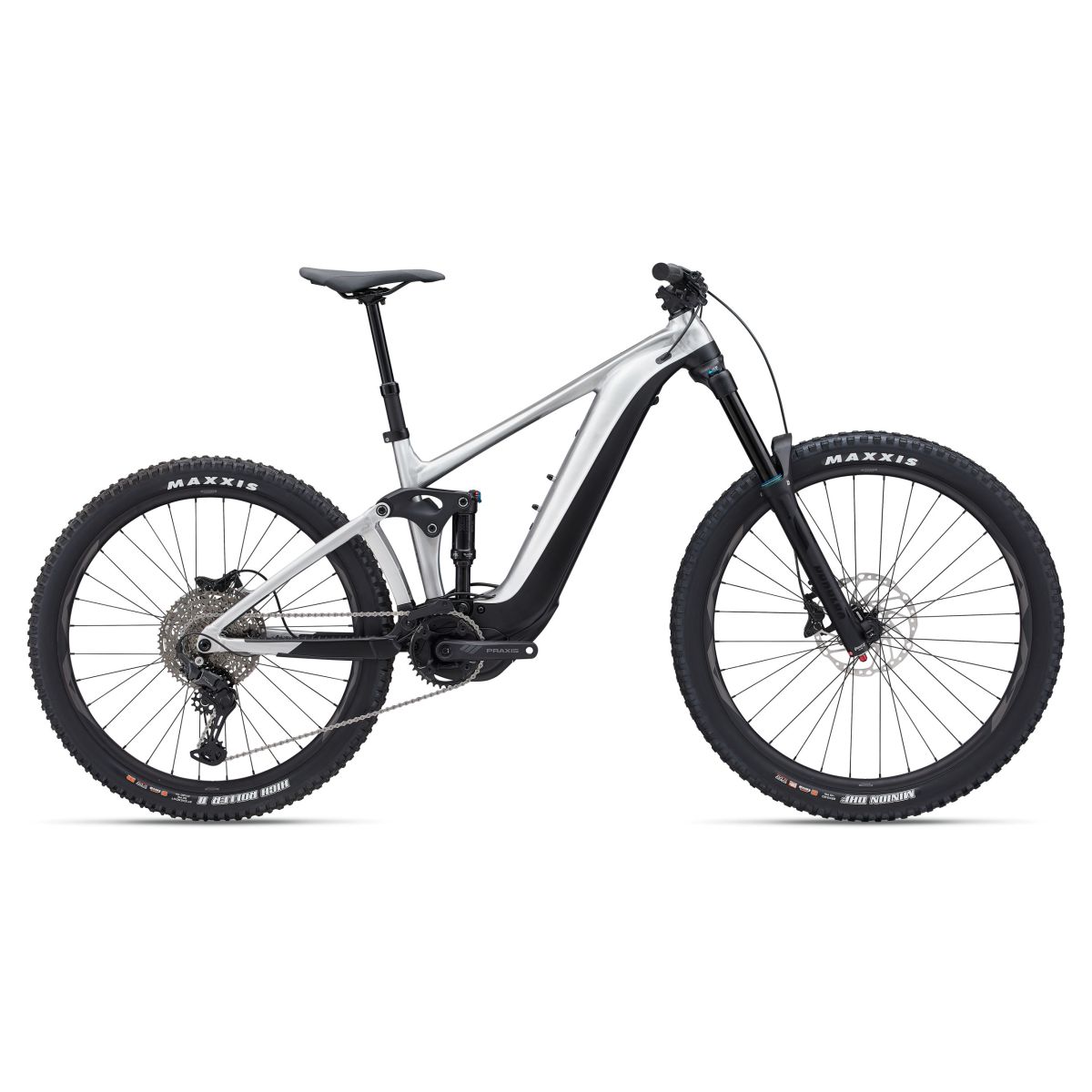 Bicicleta eléctrica de enduro Giant Reign E+ 3  800Wh 2025 COLOR PLATA GRIS